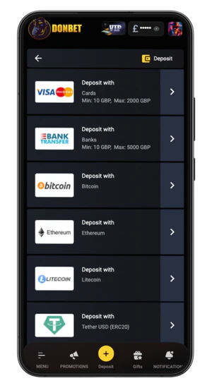 Deposit Coin Strike