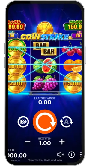 Coin Strike basisspel rollen en bediening