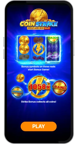 Coin Strike bonus feature teaser screen