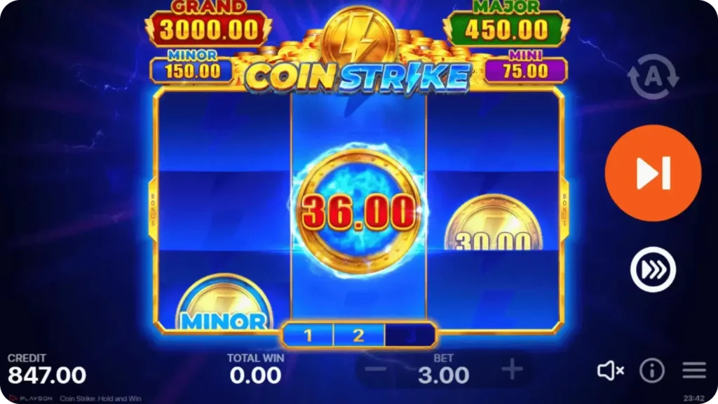Funkcja Coin Strike w slocie Coin Strike
