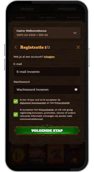 Maak een account aan