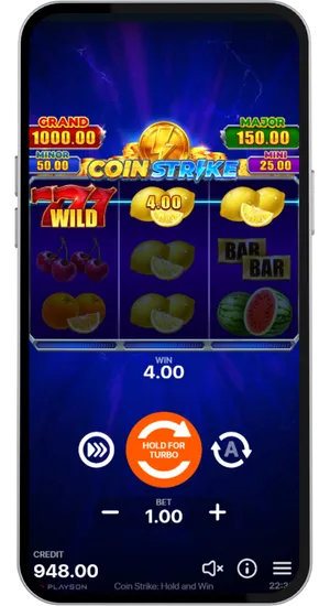 Mise en évidence gain Wild sur les rouleaux