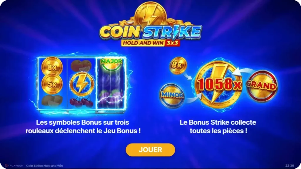Thème et graphismes dans la machine Coin Strike